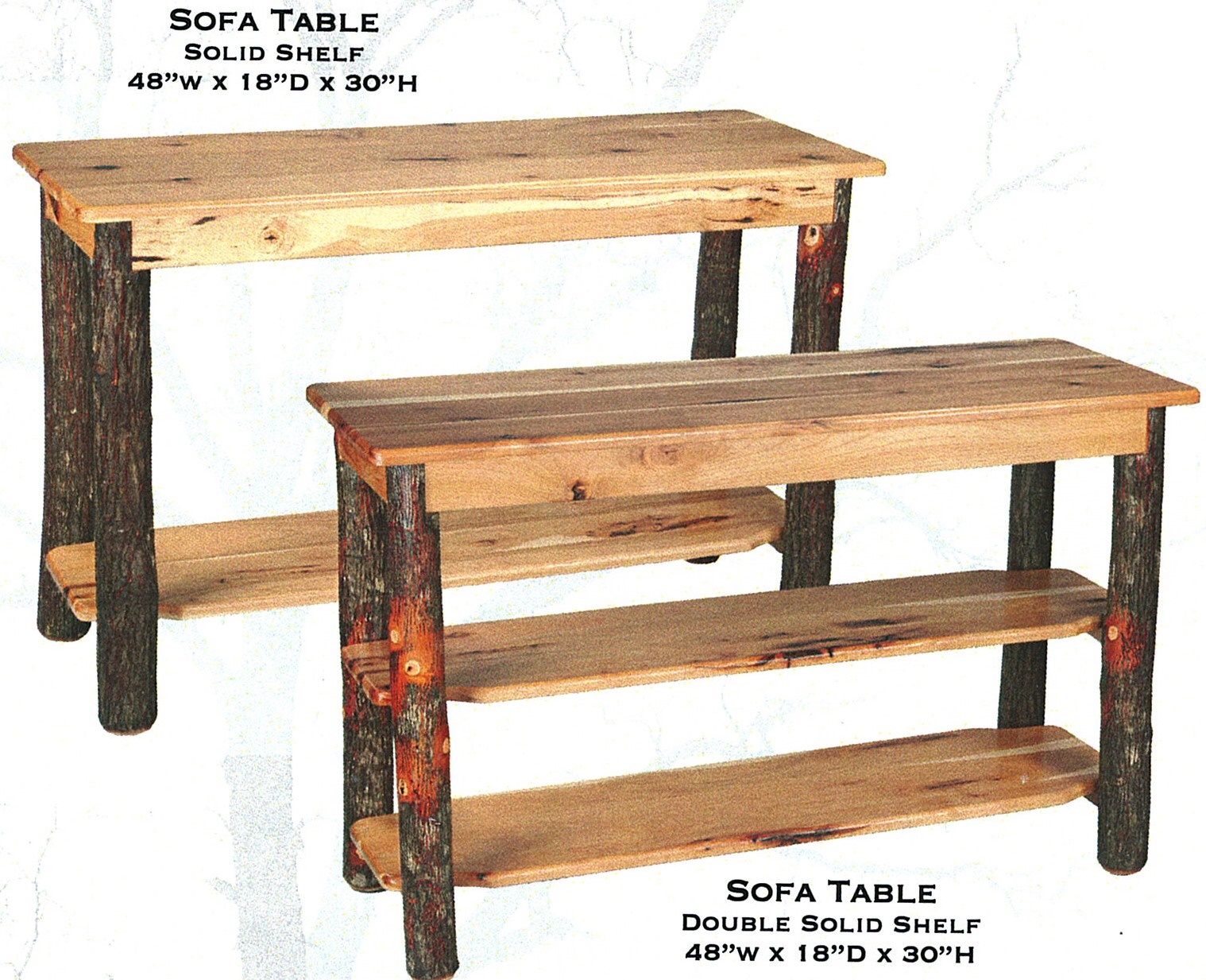 Hickory Sofa Table 1
